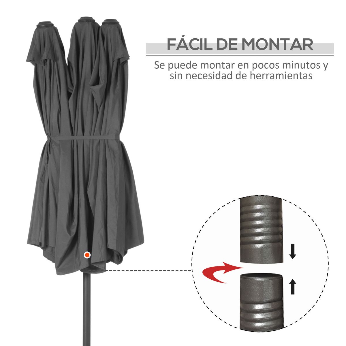 Sombrilla-doble-Oslo-Outsunny-apertura-con-manivela-gris-238x455x265-cm-