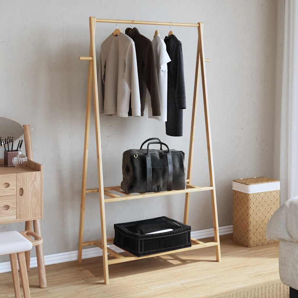 Perchero-Glaciar-plegable-2-estantes-natural-1505x96x455-cm-ambientada-lateral