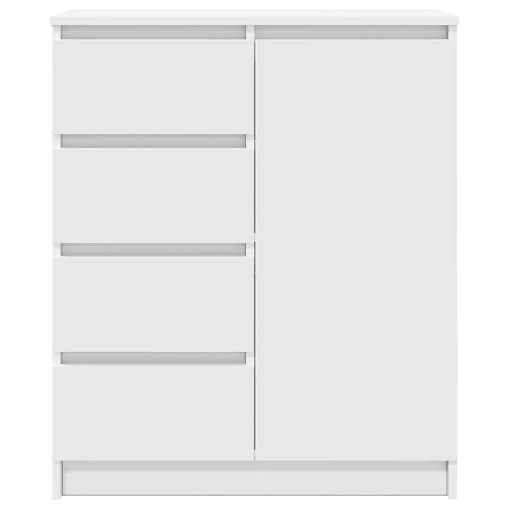 Aparador-Rizo-puerta---4-cajones-blanco-84x71x35-cm-frontal