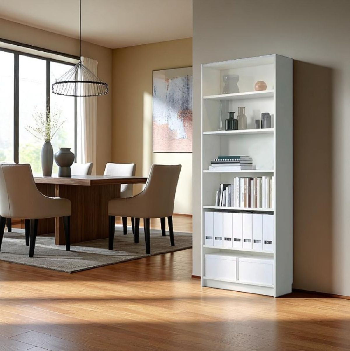 Estanteria-Boreal-6-estantes-blanco-roto-202x80x28-cm
