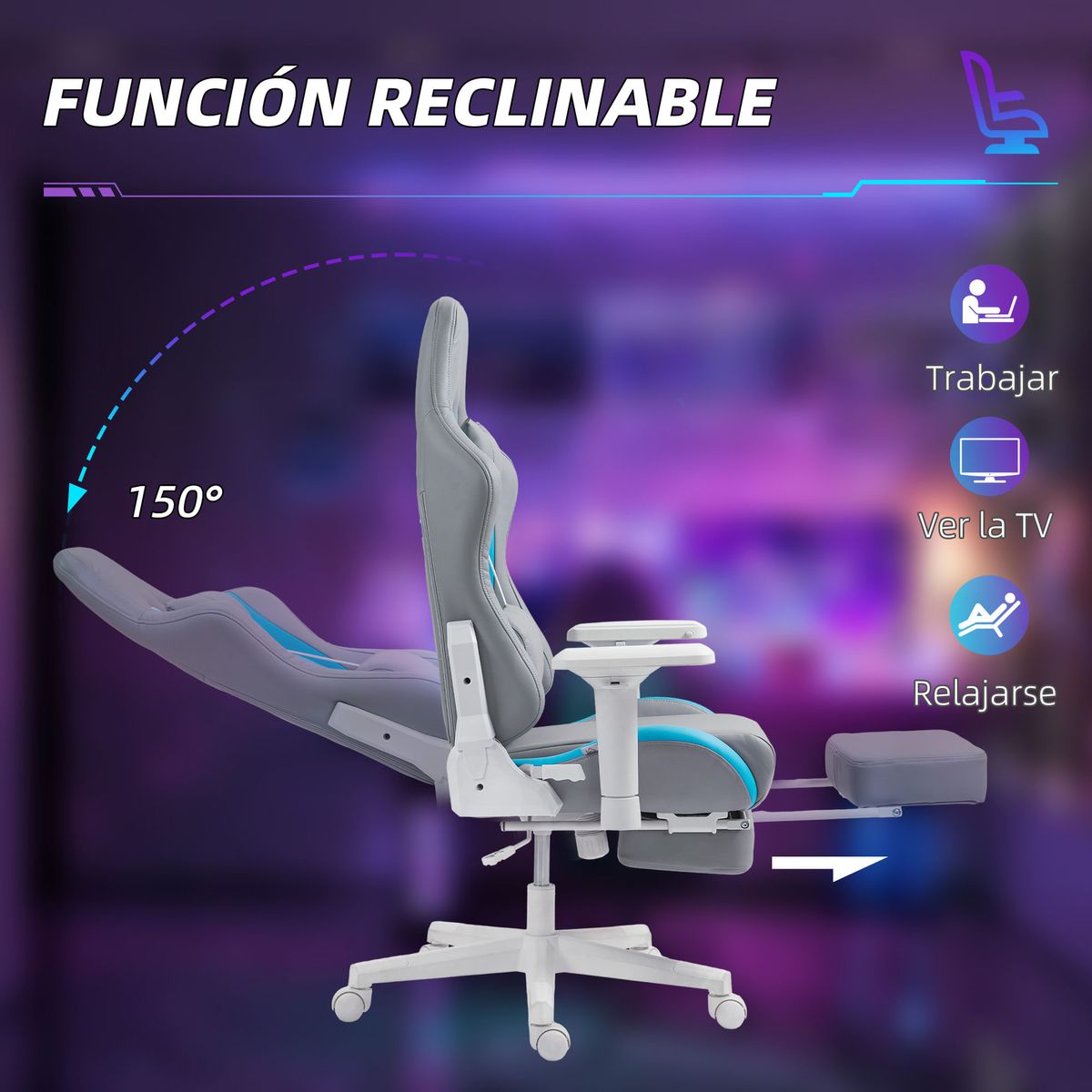 Silla-gaming-Cork-Homcom-reposabrazos-4D---reposapies-gris-azul-120-129x74x73-cm-