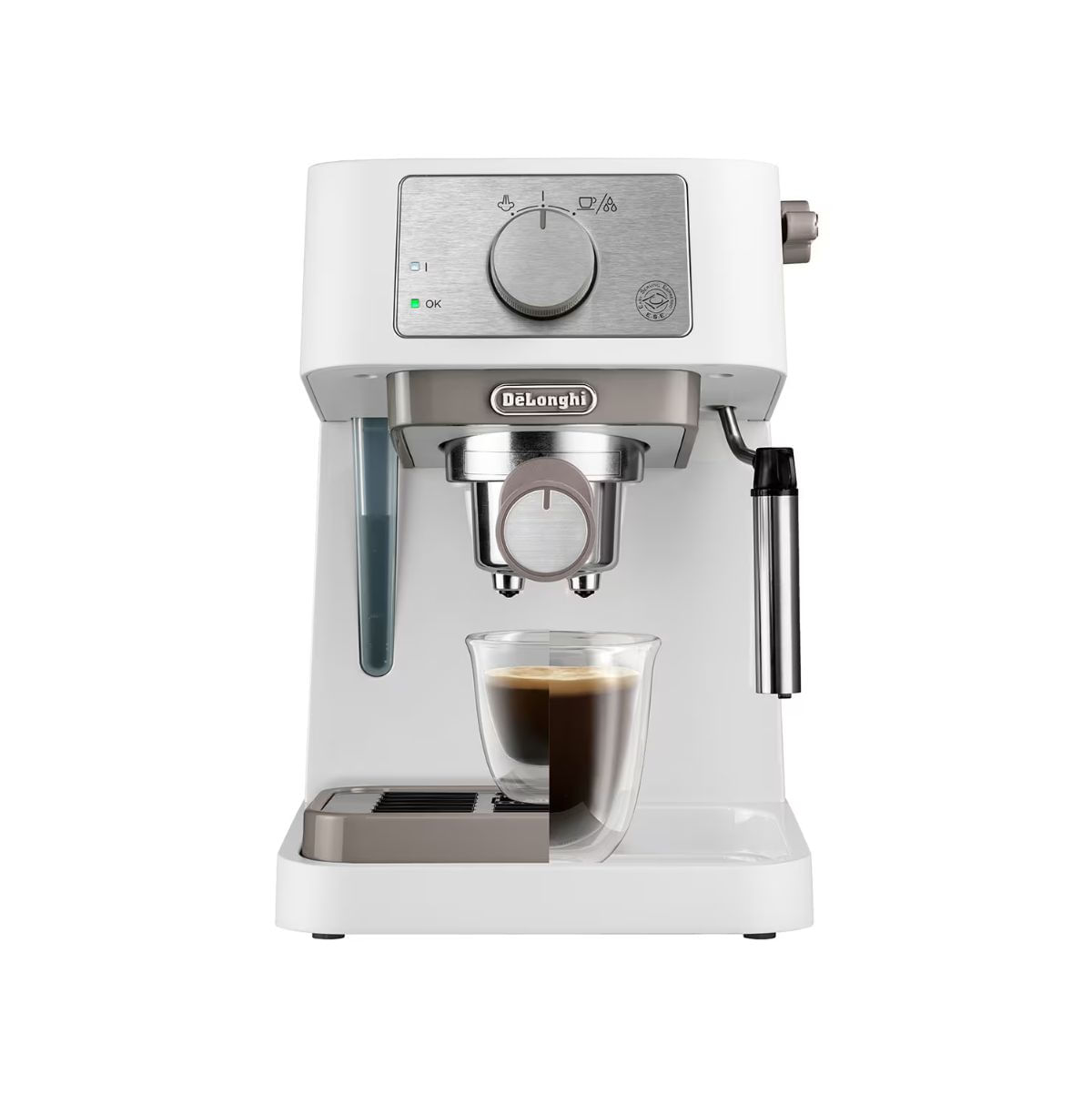 Cafetera-expresso-DeLonghi-Stilosa-EC260.W-1100W-1L-blanco
