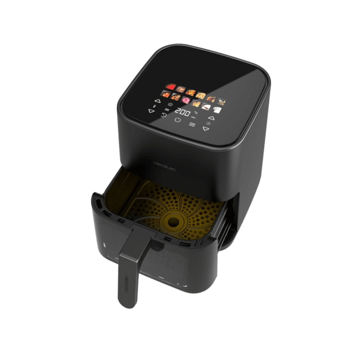 Freidora-de-aire-Cecofry-Grill-Duoheat-40000-Cecotec-1900W-4L-negro