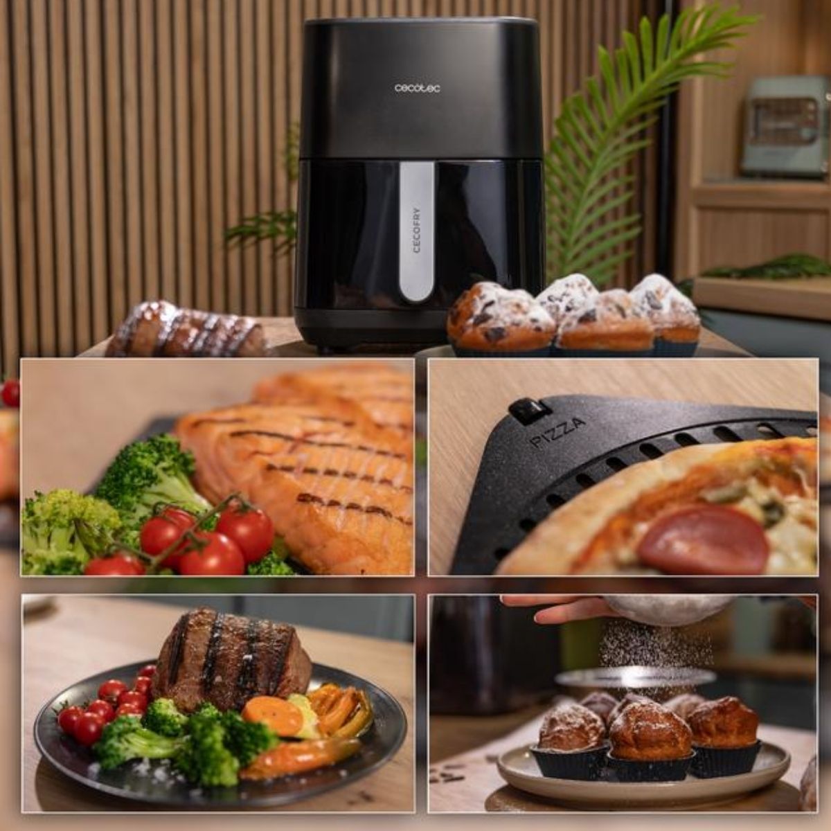 Freidora-de-aire-Cecofry-Grill-Duoheat-40000-Cecotec-1900W-4L-negro