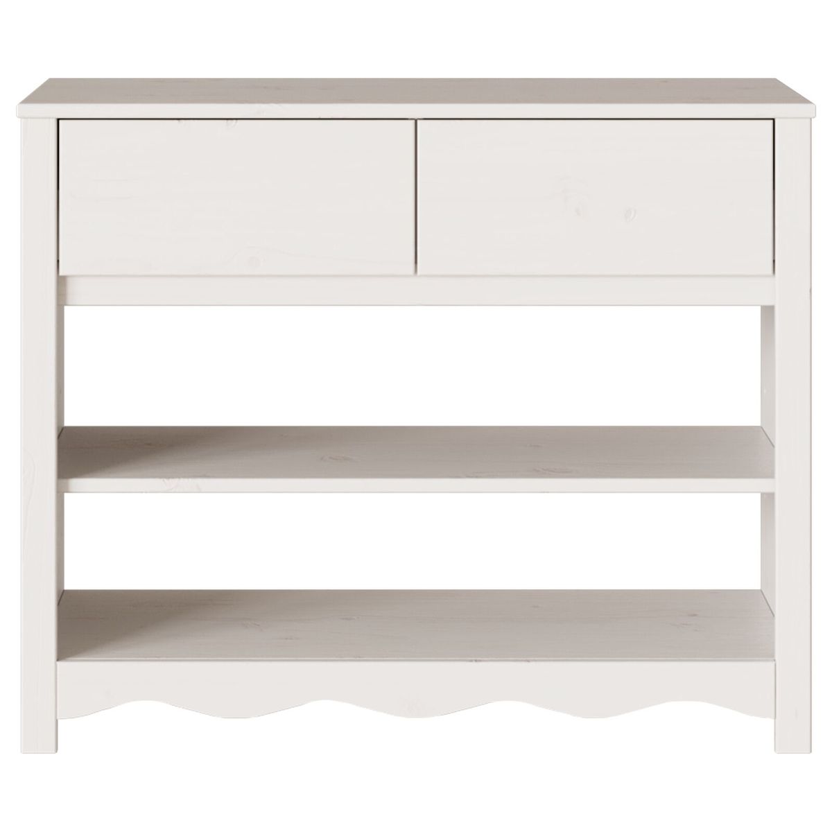 Consola-Capri-2-estantes---2-cajones-blanco-73x895x37-cm-frontal