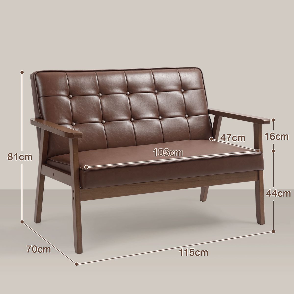Sofa-Como-Homcom-2-plazas-marron-81x115x70-cm-medidas