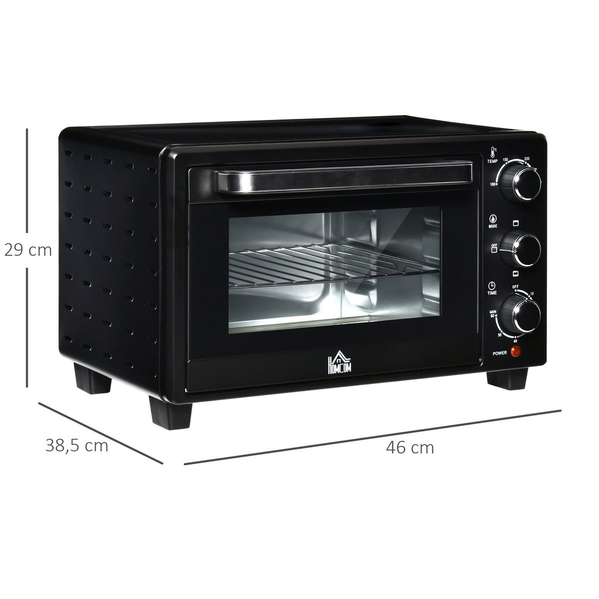 Horno-de-sobremesa-Alec-Homcom-1400W-21L-3-modos---temporizador-negro-46-cm