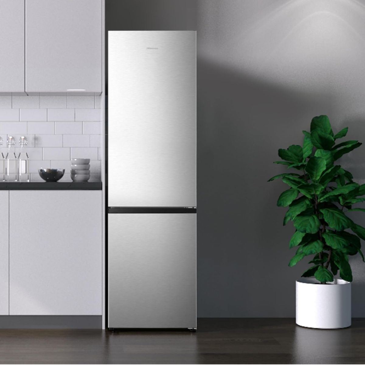 Frigorifico-combi-Hisense-RB440N4BCE-Total-No-Frost-336L-E-inox-200-cm-ambientada