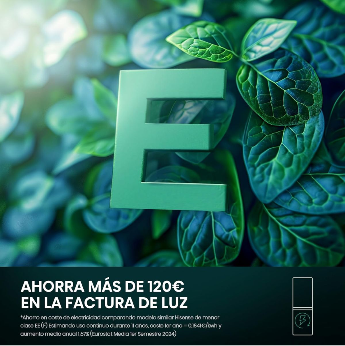 Frigorifico-combi-Hisense-RB440N4BCE-Total-No-Frost-336L-E-inox-200-cm-eficiencia
