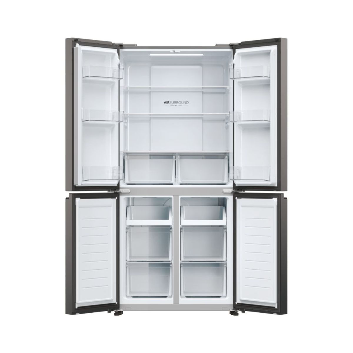 Frigorifico-americano-Haier-HCR3818ENMD-No-Frost-467L-E-inox-interior