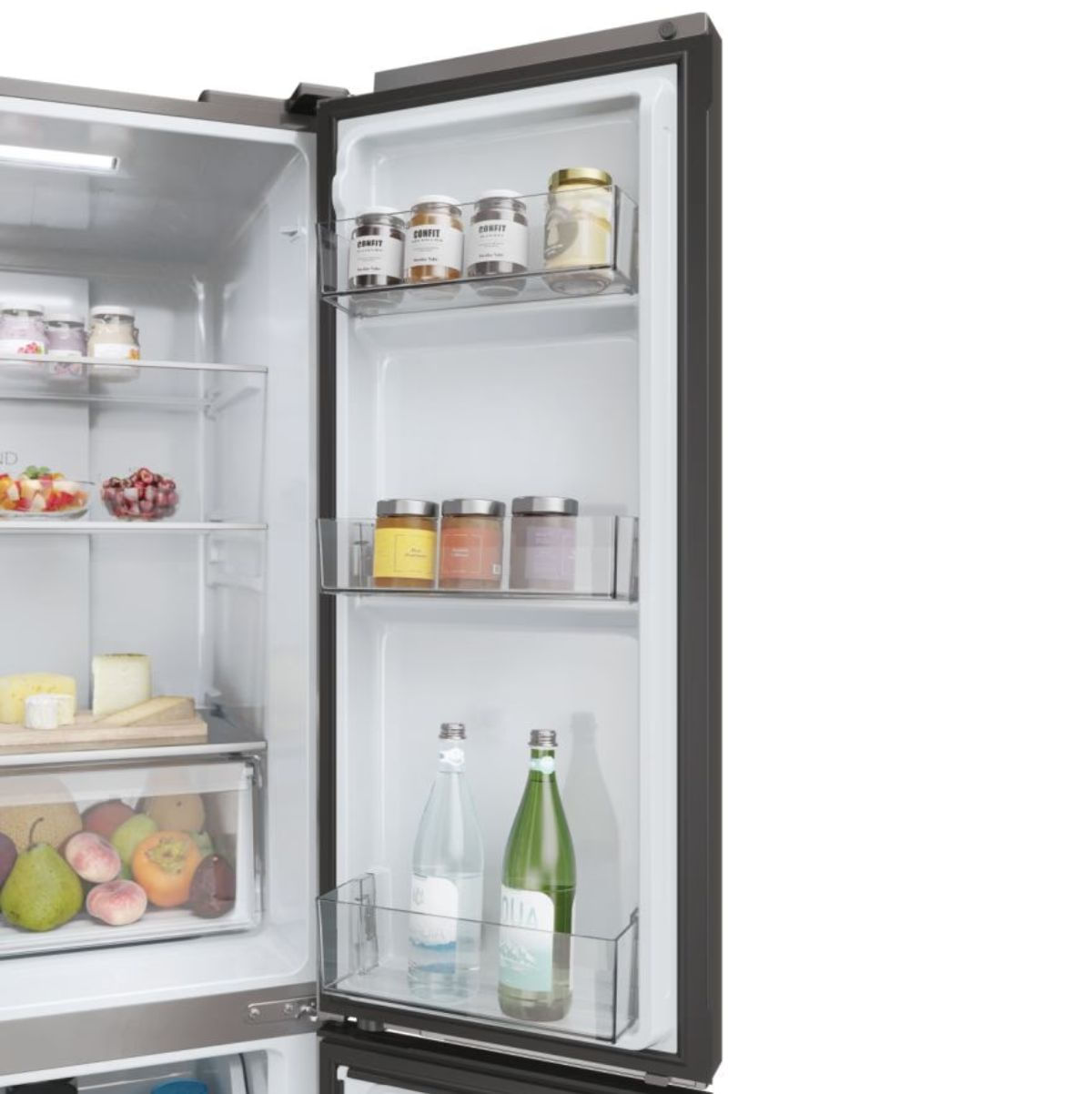 Frigorifico-americano-Haier-HCR3818ENMD-No-Frost-467L-E-inox-puerta