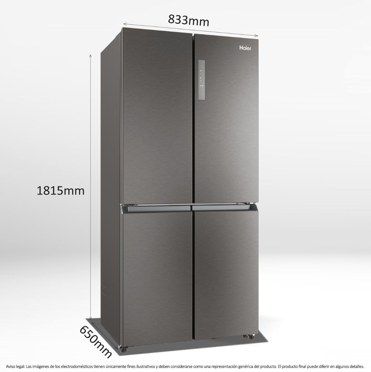 Frigorifico-americano-Haier-HCR3818ENMD-No-Frost-467L-E-inox-medidas