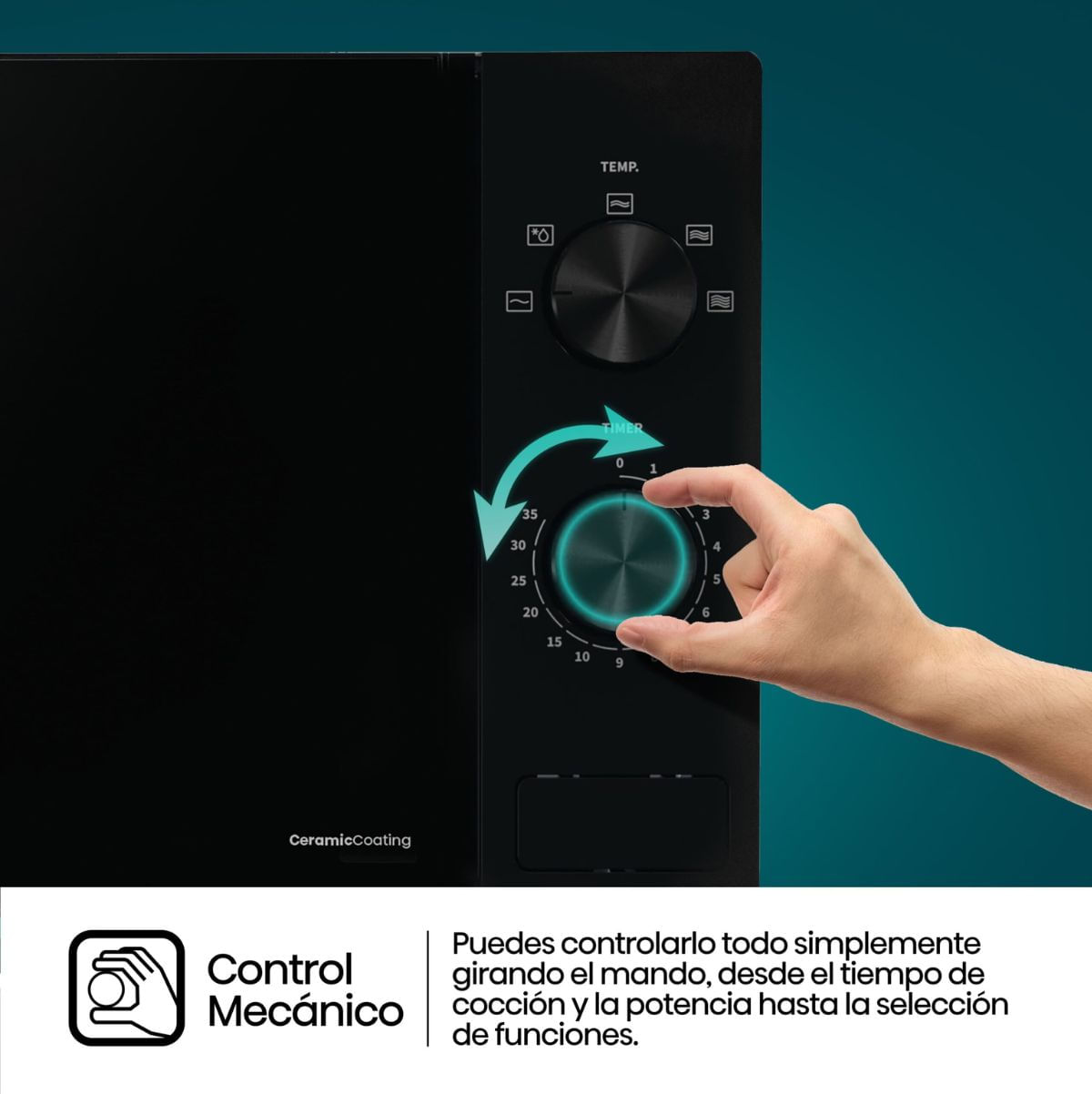 Microondas-Hisense-H20MOBP1-700W-20L-5-potencias-negro-ruleta