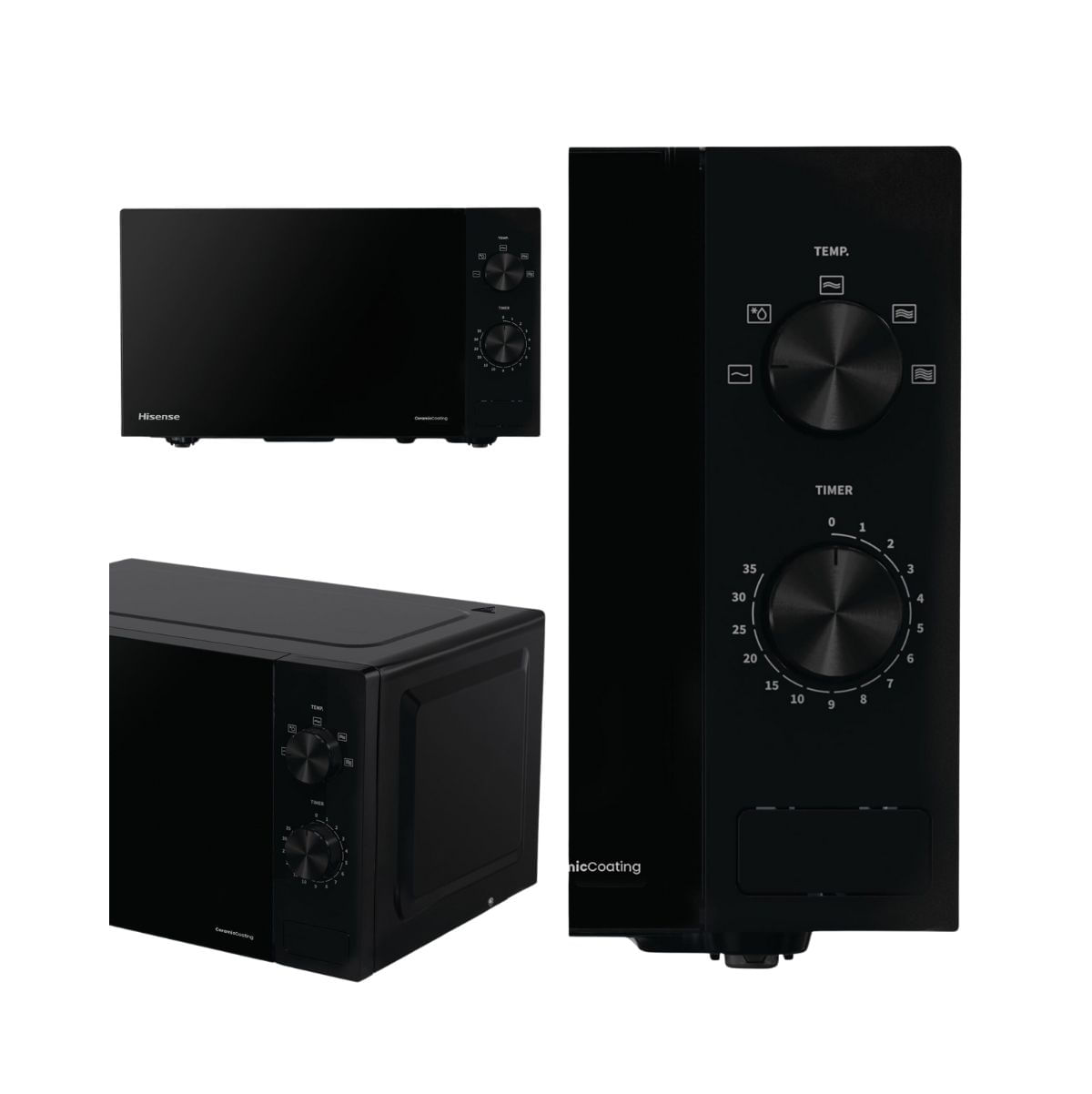 Microondas-Hisense-H20MOBP1-700W-20L-5-potencias-negro-detalle