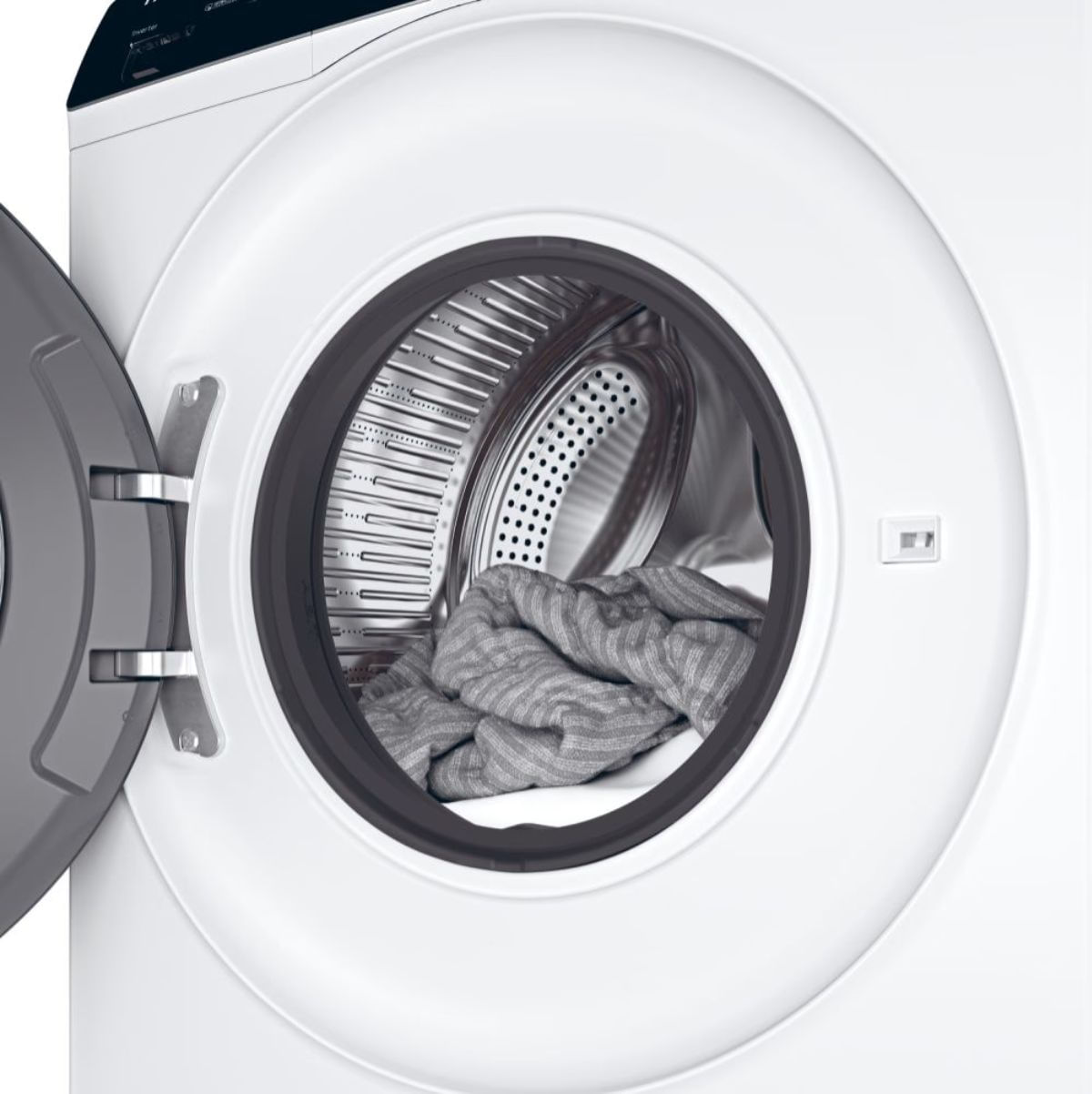 Lavadora-carga-frontal-Haier-I-Pro-Series-3-10kg-1400-rpm-15-programas-A-blanco-negro-60-cm