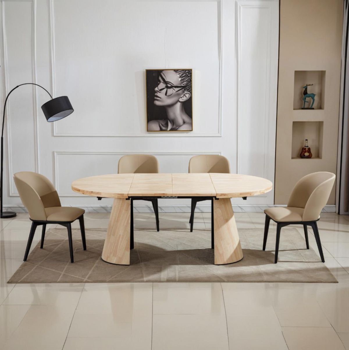 Mesa-de-comedor-Kenia-redonda-extensible-nordish-76x120-160-200x120-cm-frontal