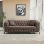 Sofa-chester-Cindy-3-plazas---2-cojines-marron-72x202x85-cm-ambientada-frontal