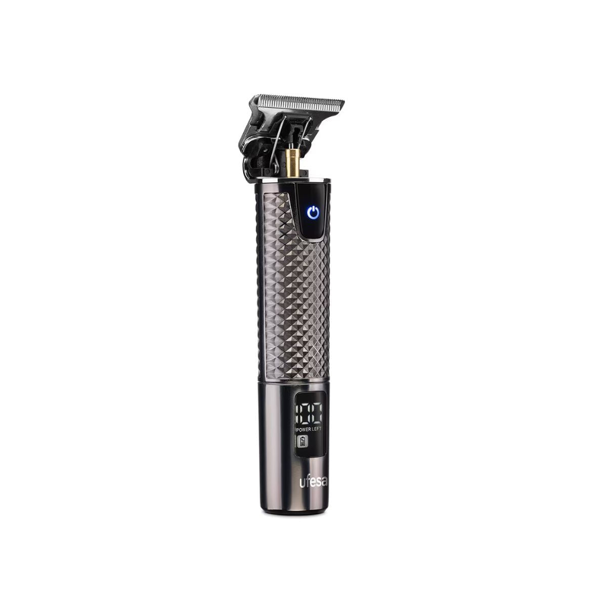 Afeitadora-Ufesa-LCD-CP-Razor-Fade-5W-3-peines---neceser-negro-fondo-blanco