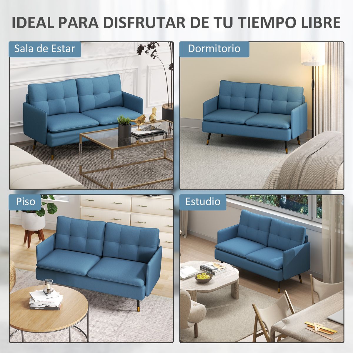 Sofa-Nevada-Homcom-2-plazas-con-cojines-azul-oscuro-80x139x68-cm