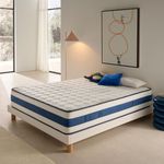 Colchon-viscoelastico-Air-Balance-nucleo-muelle-ensacado-blanco-azul-30-cm-ambientada-