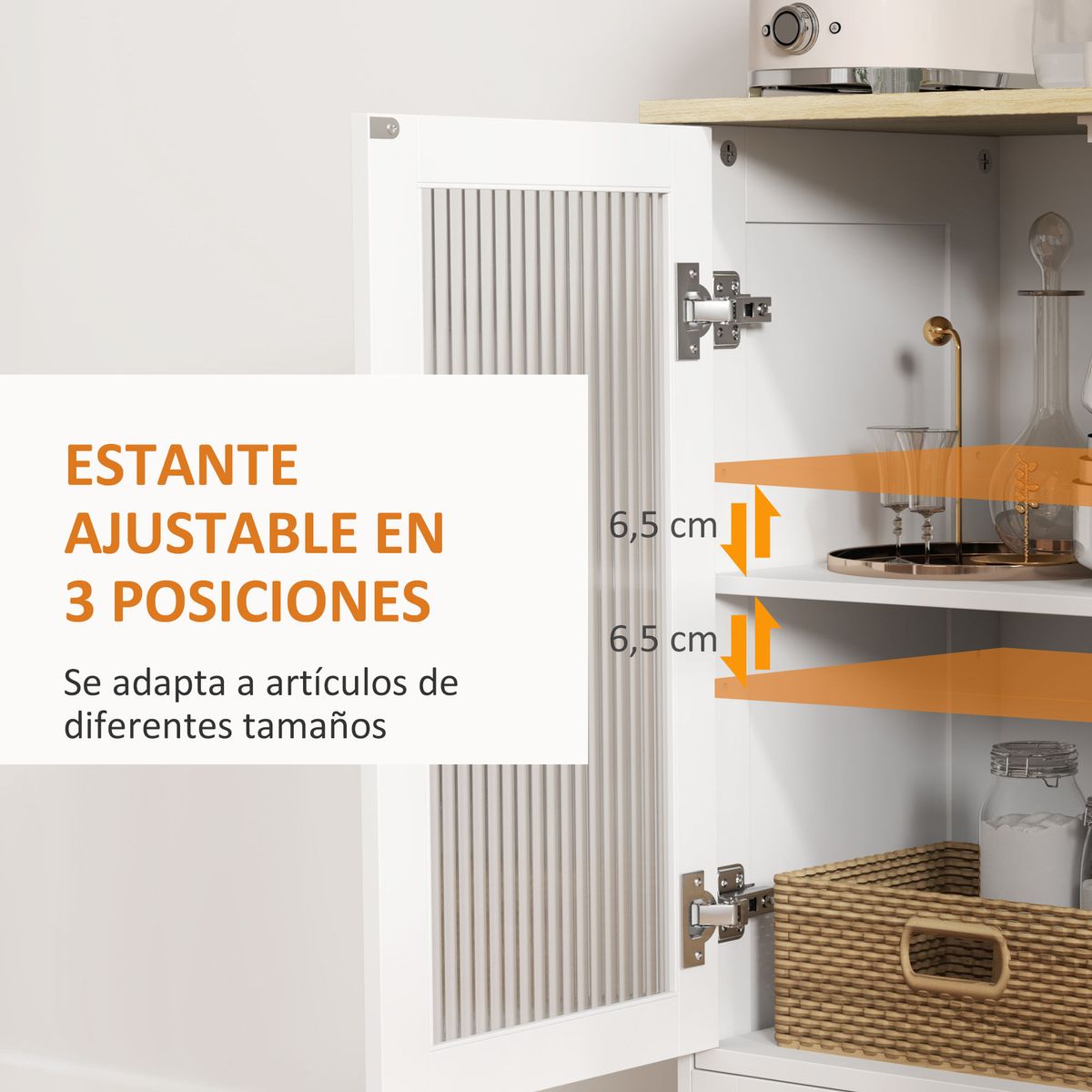 Aparador-Milan-Homcom-cajon---armario-blanco-natural-85x68x35-cm
