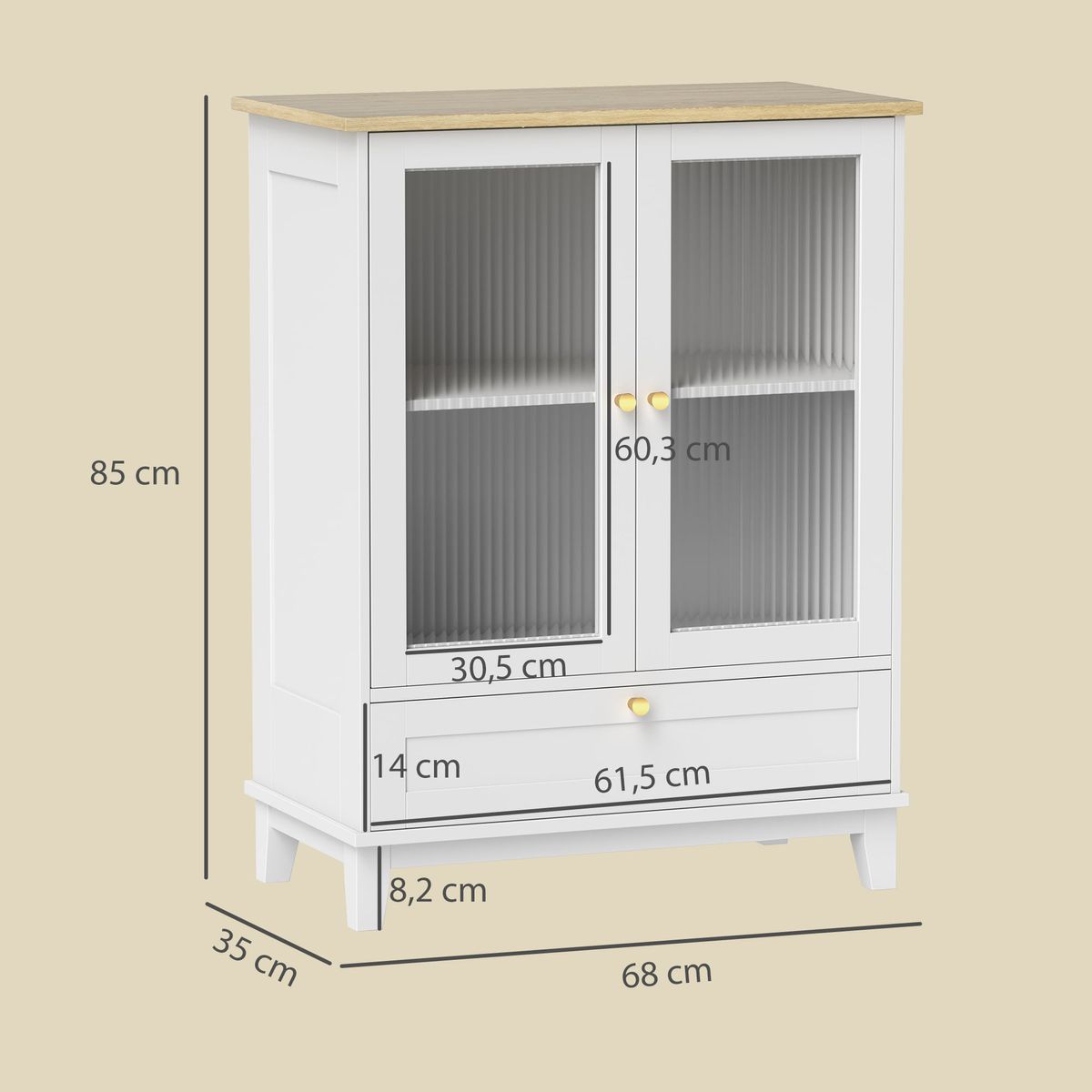 Aparador-Milan-Homcom-cajon---armario-blanco-natural-85x68x35-cm-medidas