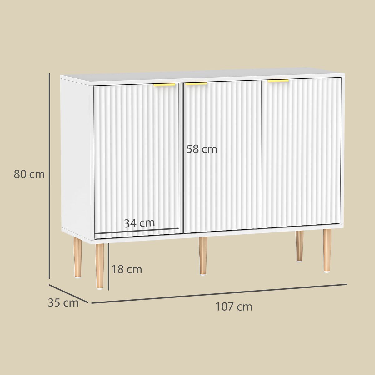 Aparador-Bali-Homcom-3-puertas-blanco-80x107x35-cm-medidas