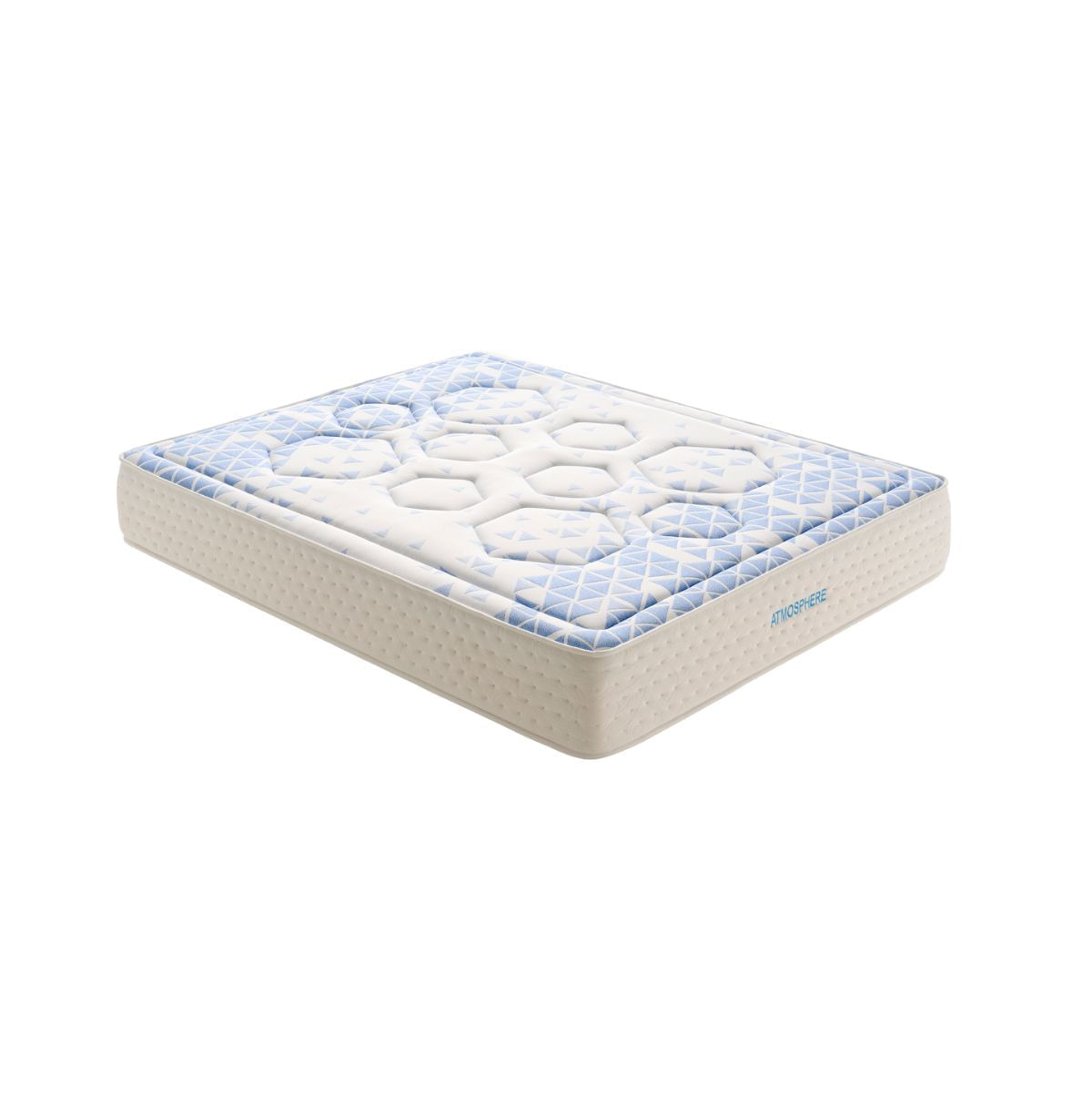 Colchon-viscoelastico-Atmosphere-nucleo-muelles-ensacados-blanco-azul-30-cm-fondo-blanco