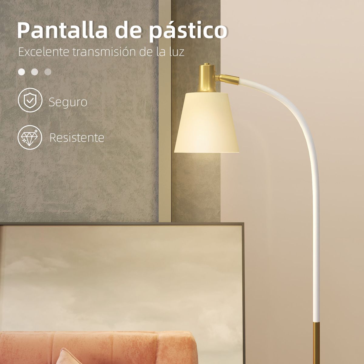 Lampara-de-pie-Bronx-Homcom-angulo---altura-ajustable-blanco-dorado-127-160x49x21-cm-