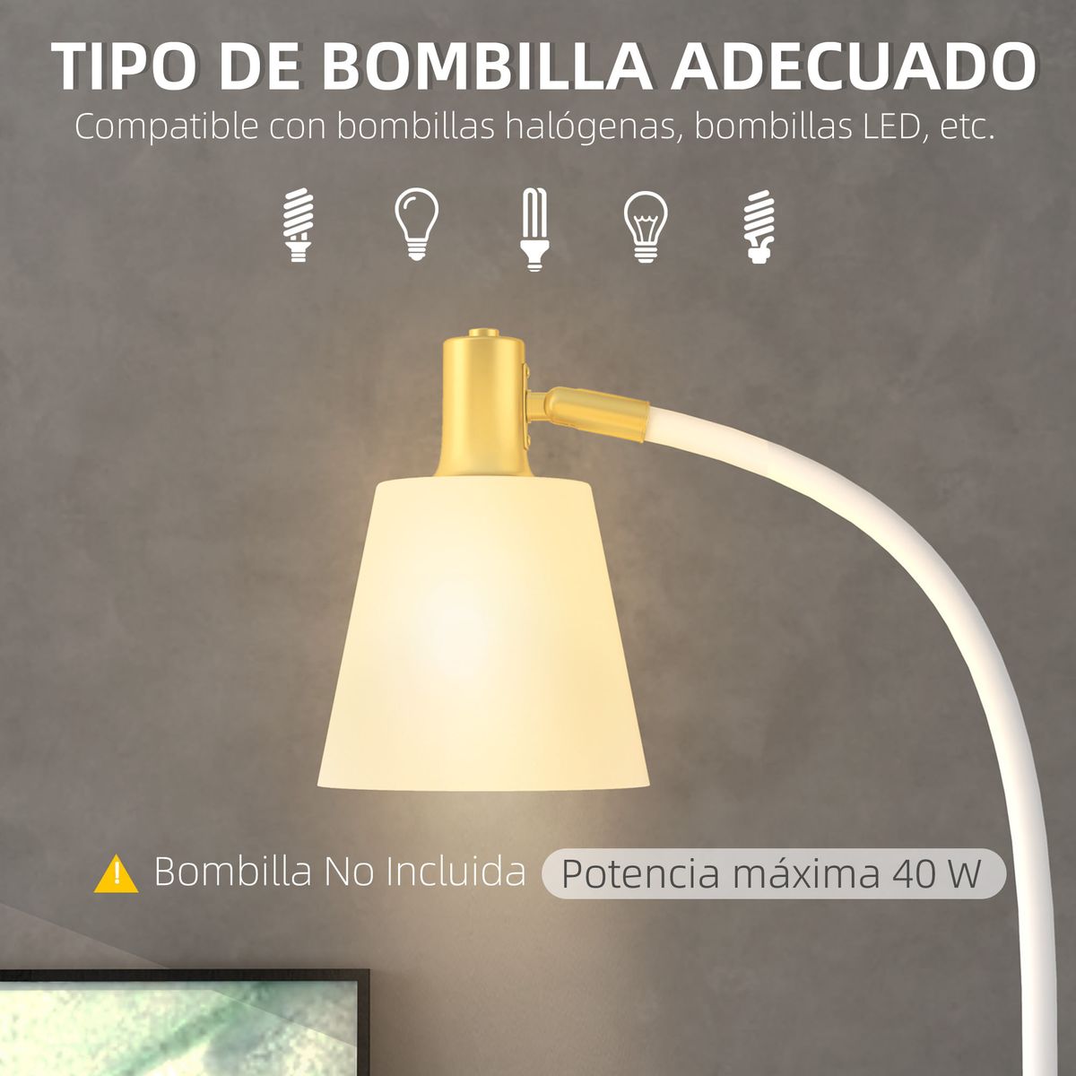 Lampara-de-pie-Bronx-Homcom-angulo---altura-ajustable-blanco-dorado-127-160x49x21-cm-