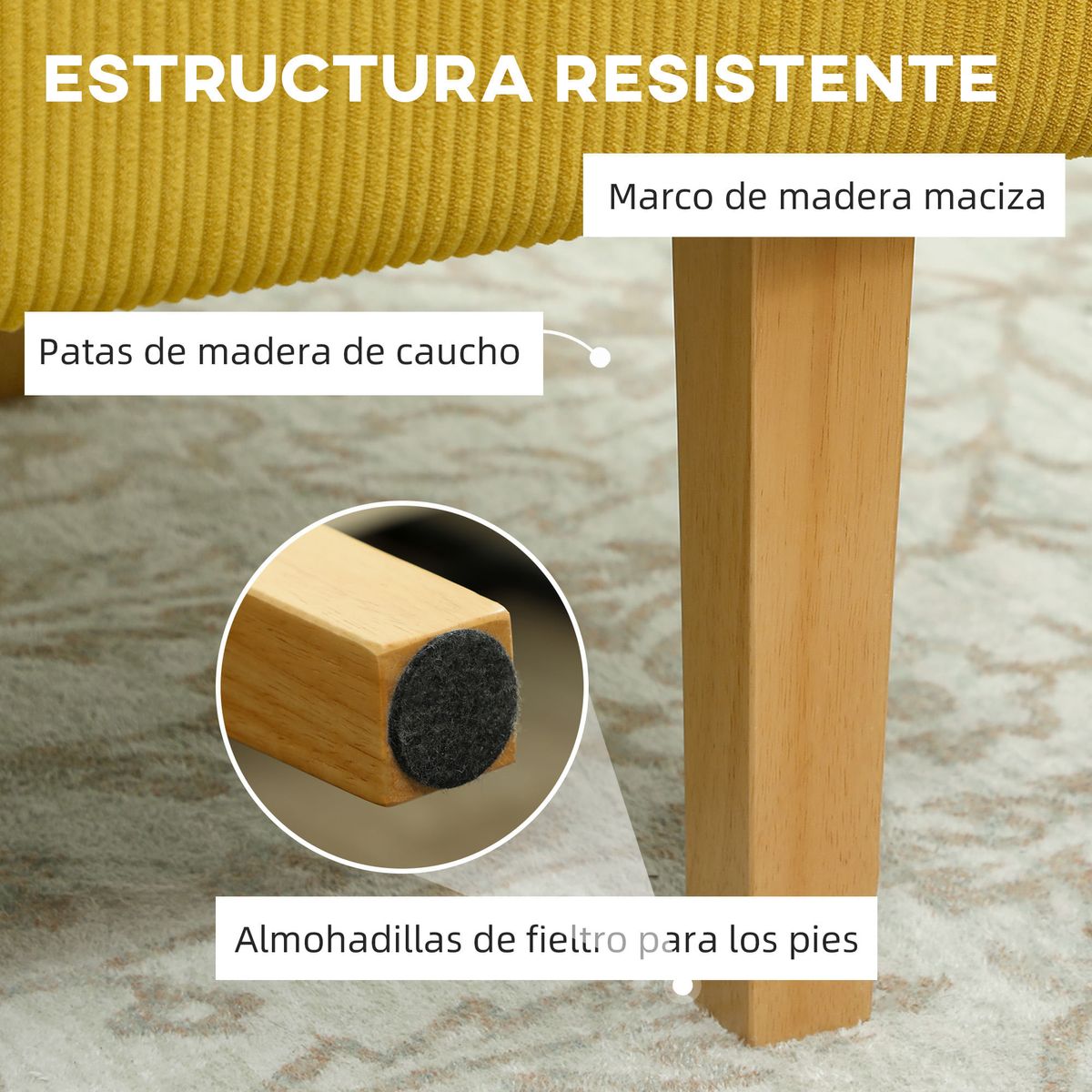 Sofa-Iris-Homcom-2-plazas---2-puertos-USB-amarillo-85x110x60-cm-patas