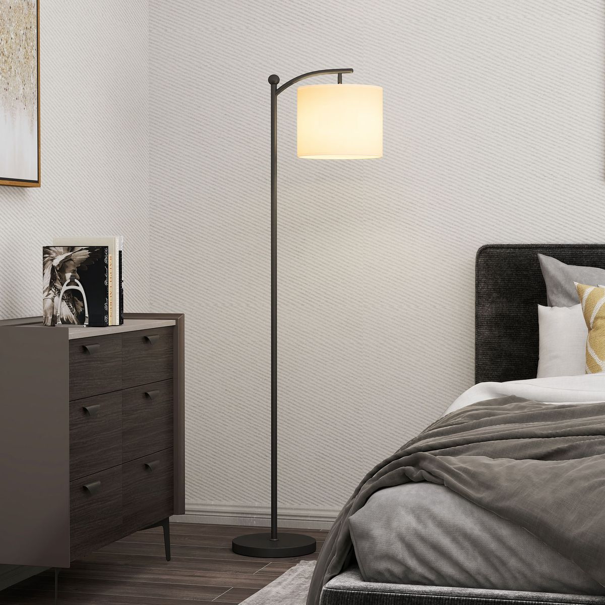 Lampara-de-pie-Brooklyn-Homcom-11-niveles---mando-a-distancia-negro-blanco-1596x543x306-cm-