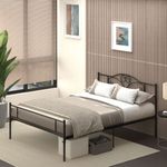 Estructura-de-cama-Celine-Homcom-negro-106x158x211-cm