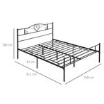 Estructura-de-cama-Celine-Homcom-negro-106x158x211-cm