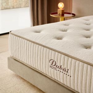 Colchón artesanal Dubai 7 estrellas núcleo muelles ensacados blanco 30 cm
