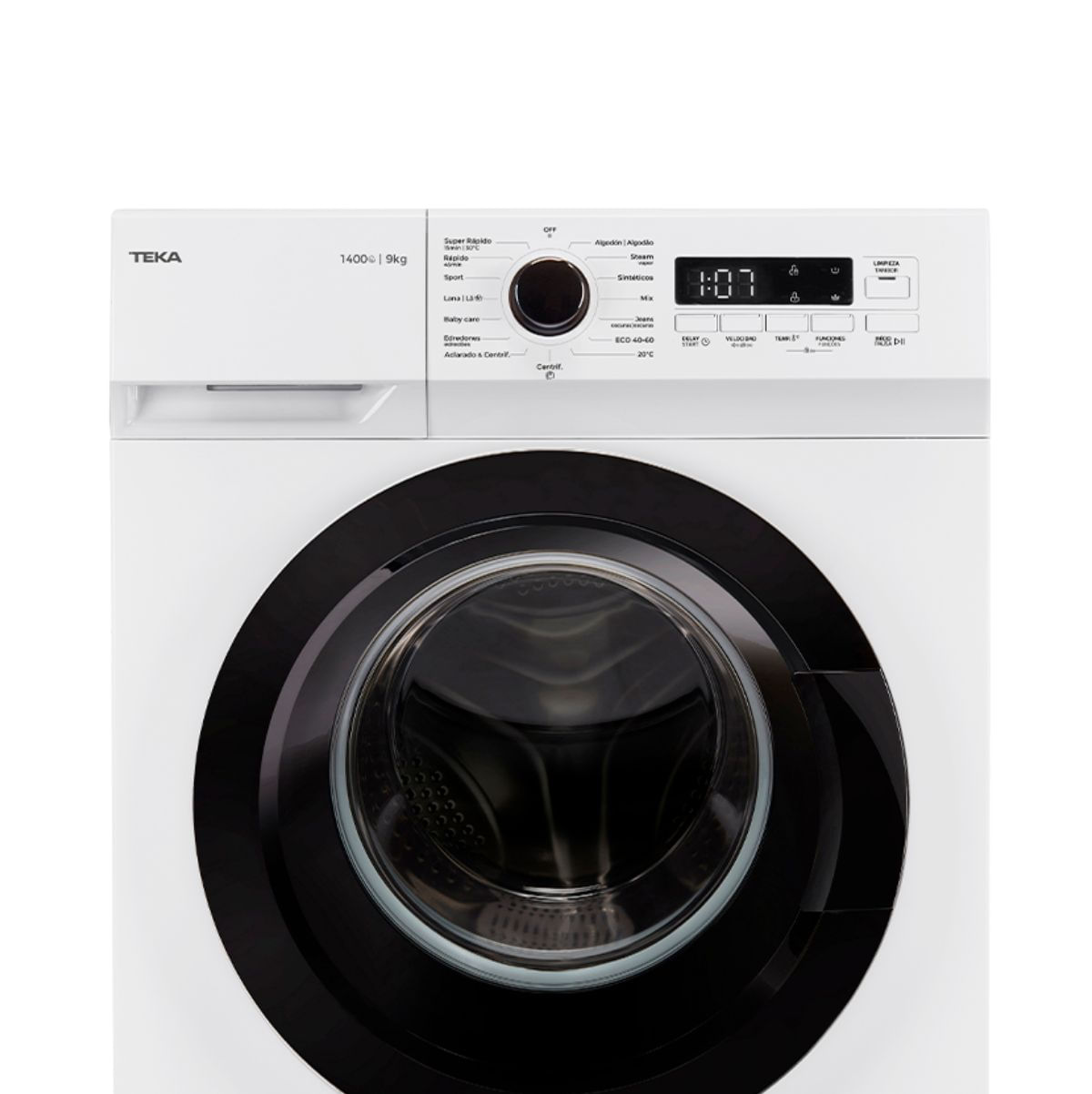 Lavadora-carga-frontal-Teka-WMK40940-9kg-1400-rpm-15-programas-A-blanco-595-cm-detalle