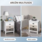 Mesita-de-noche-Luna-Homcom-3-cajones-blanco-65x50x38-cm-