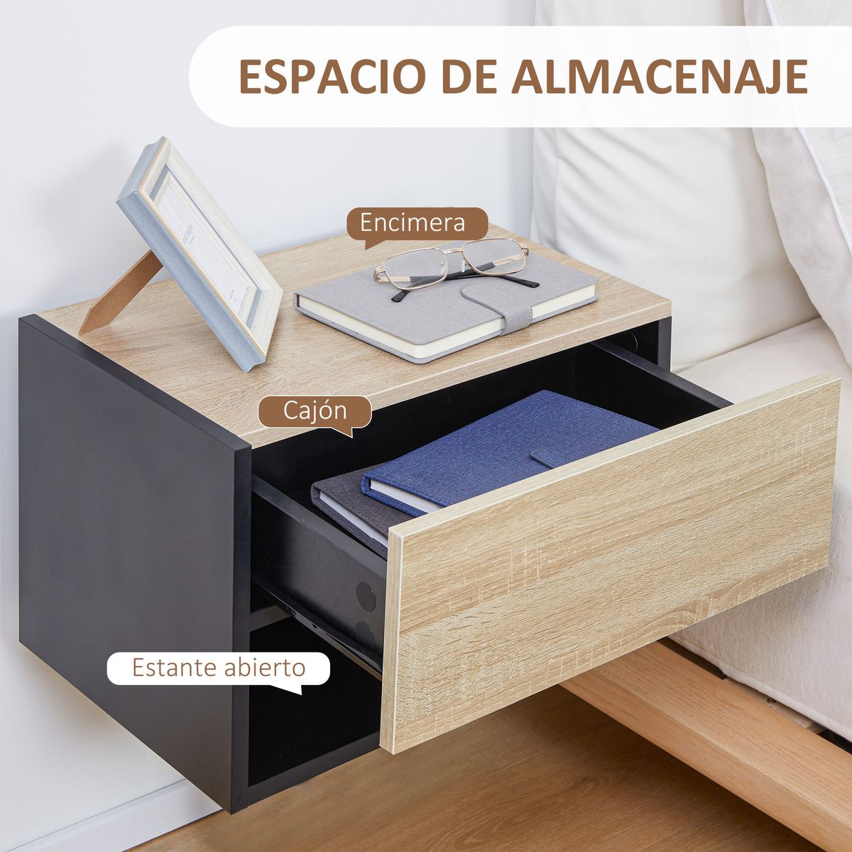 Pack-de-2-mesitas-de-noche-Nube-Homcom-1-cajon---1-estante-natural-negro-