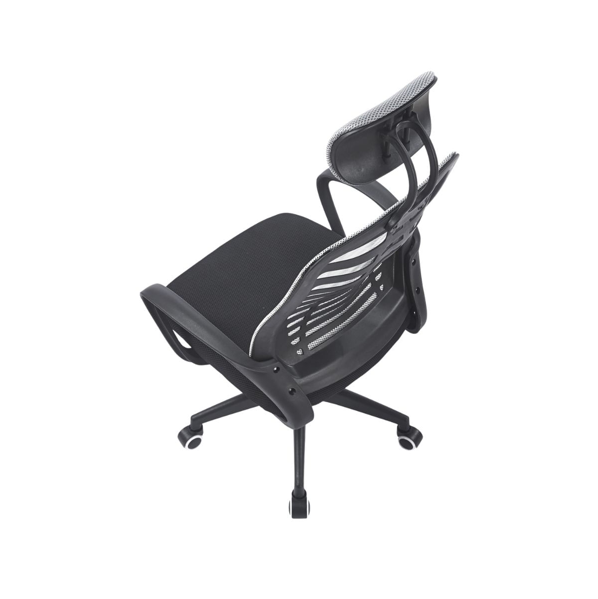 Silla-de-oficina-Kneck-reposacabezas-regulable-gris-106-116x585x56-cm-posterior