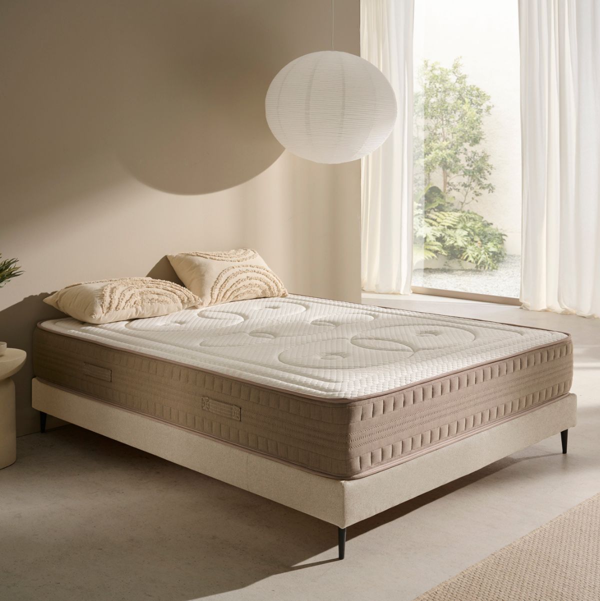 Colchon-viscoelastico-Core-nucleo-muelle-ensacado-beige-30-cm