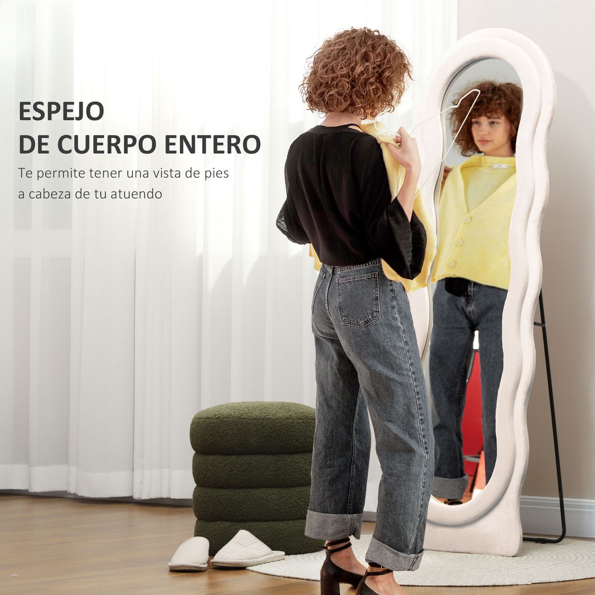 Espejo-de-pie-Matisse-Homcom-asimetrico-crema-160x50-cm-