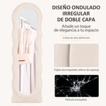 Espejo-de-pie-Matisse-Homcom-asimetrico-crema-160x50-cm-
