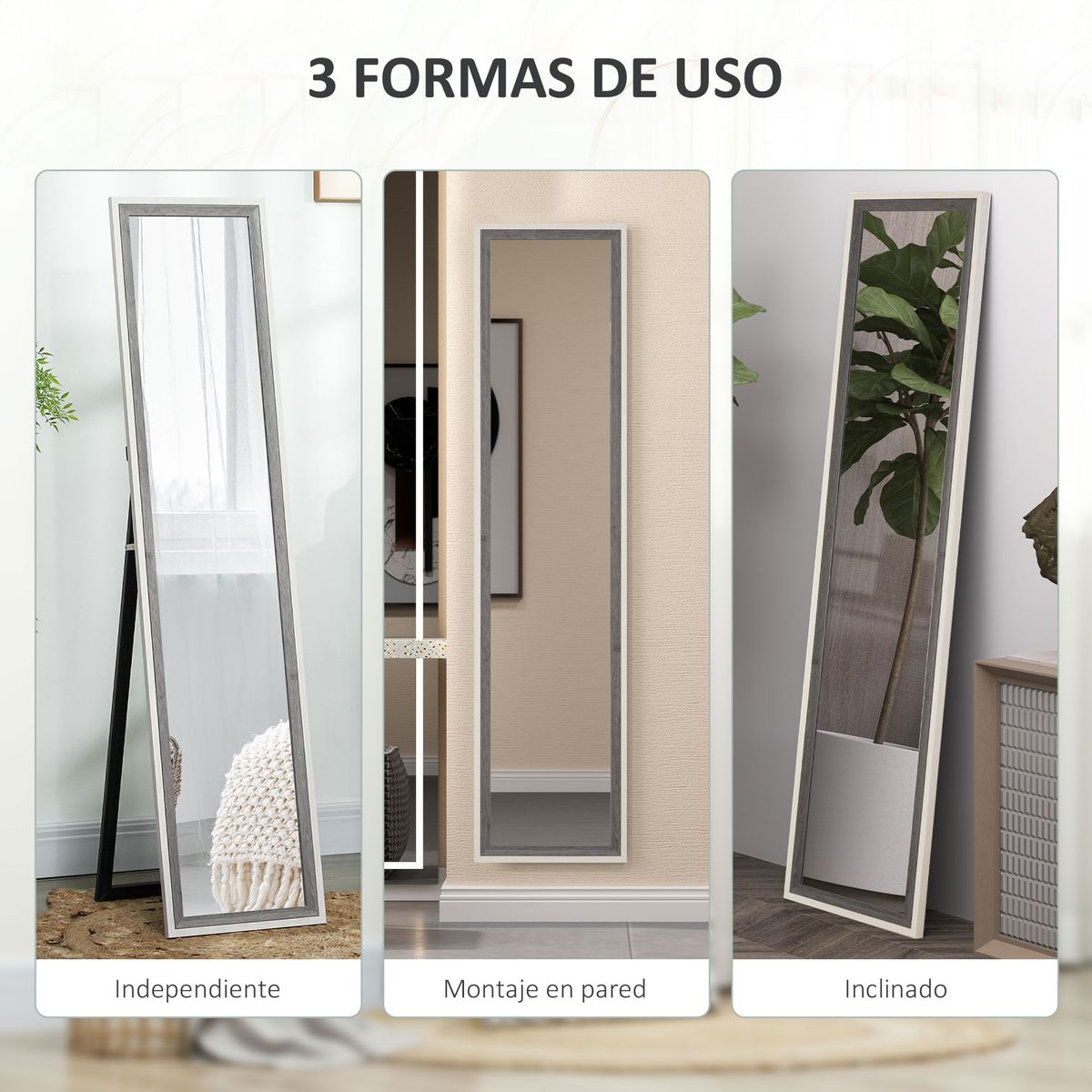 Espejo-de-pie-Lima-Homcom-con-soporte-blanco-gris-157x37-cm-
