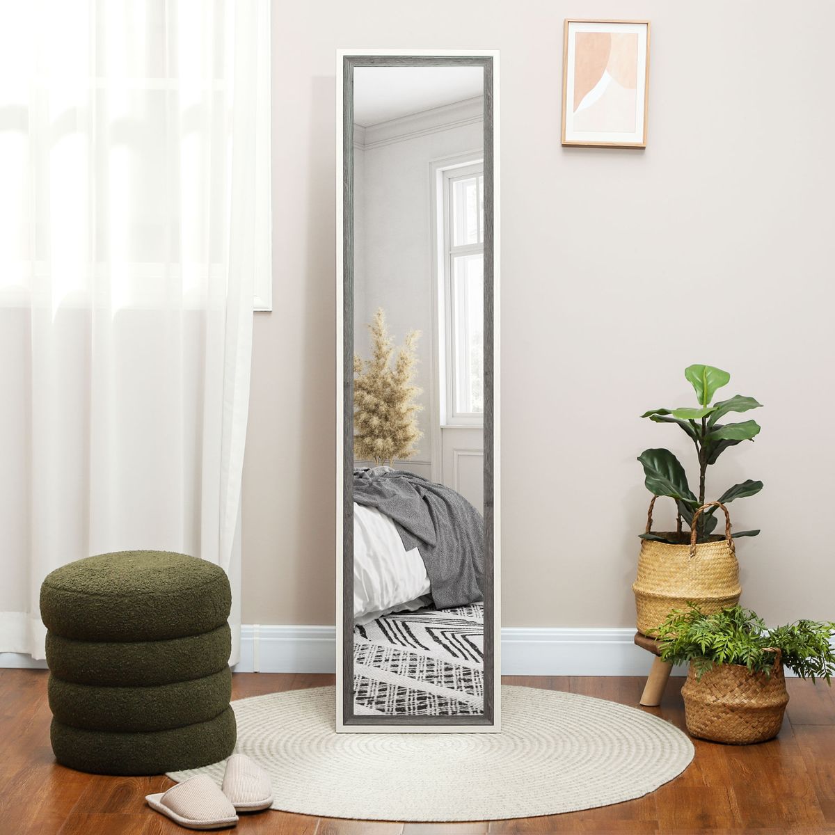 Espejo-de-pie-Lima-Homcom-con-soporte-blanco-gris-157x37-cm-