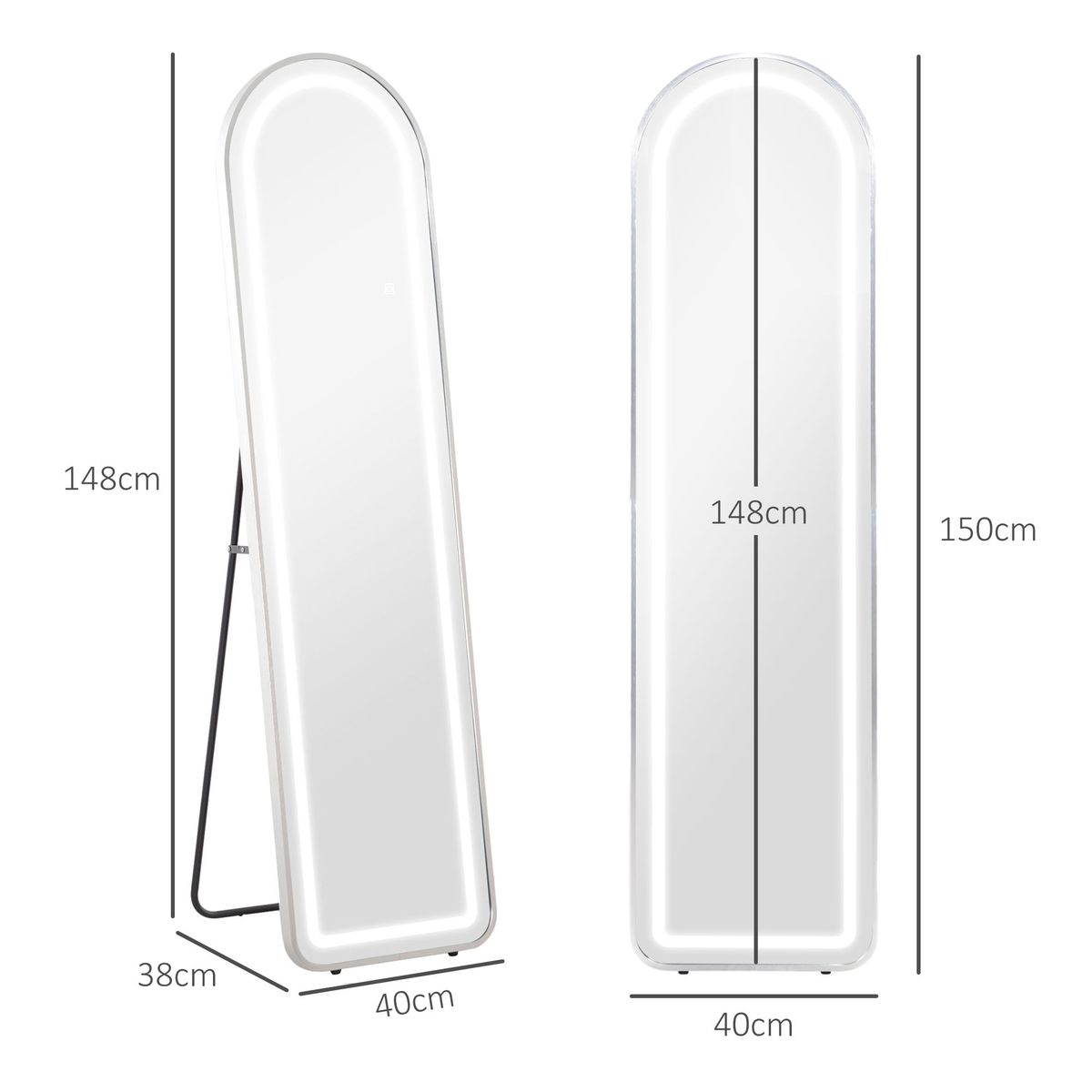 Espejo-de-pie-Atlantis-Homcom-luz-LED-ajustable-150x40-cm-