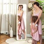 Espejo-de-pie-Atlantis-Homcom-luz-LED-ajustable-150x40-cm-