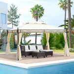 Cenador-Grecia-Outsunny-techo-doble---cortinas-crema-280x400x300-cm-