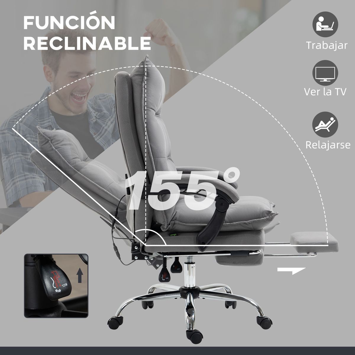 Silla-de-oficina-Tebhe-Vinsetto-funcion-masaje-5-modos-gris-114-1215x66x74-cm