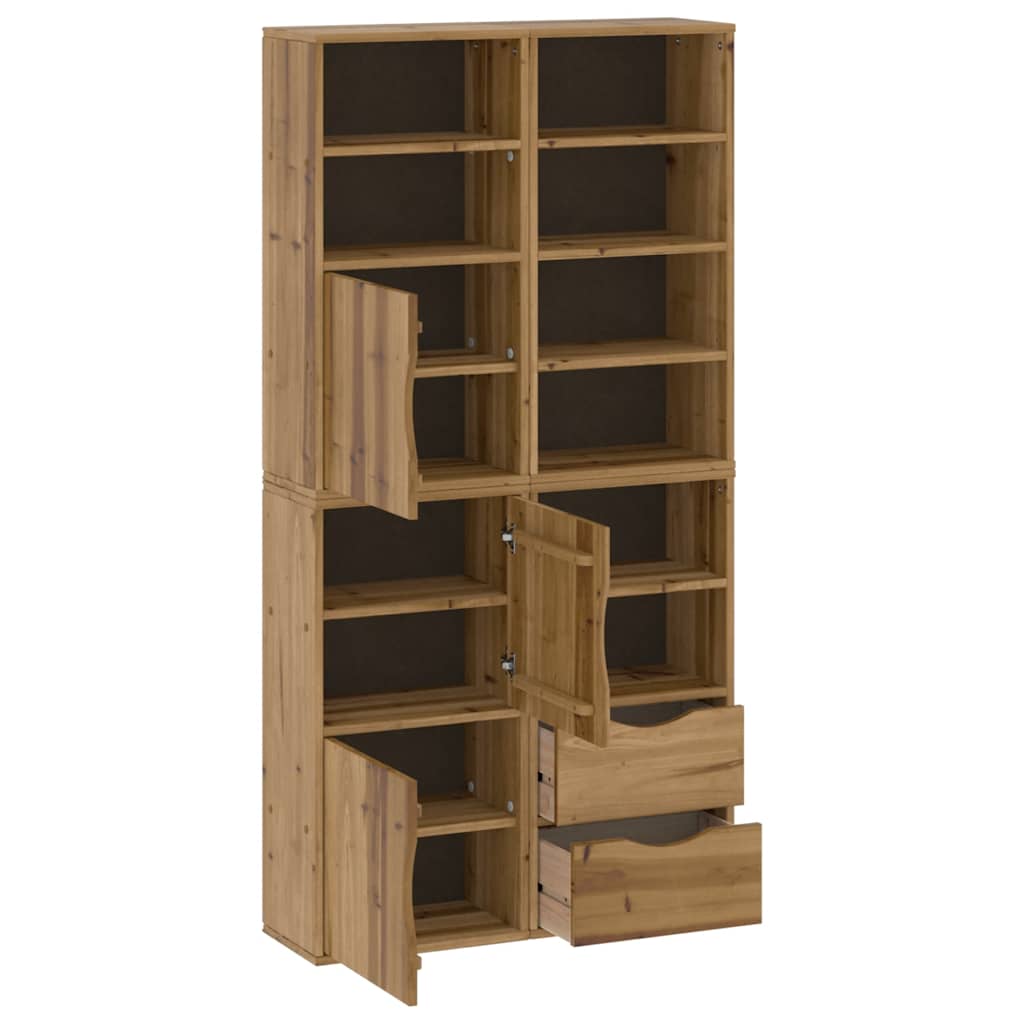 Estanteria-modular-Mature-4-armarios---estantes---2-cajones-natural-79x40x24-cm-interior