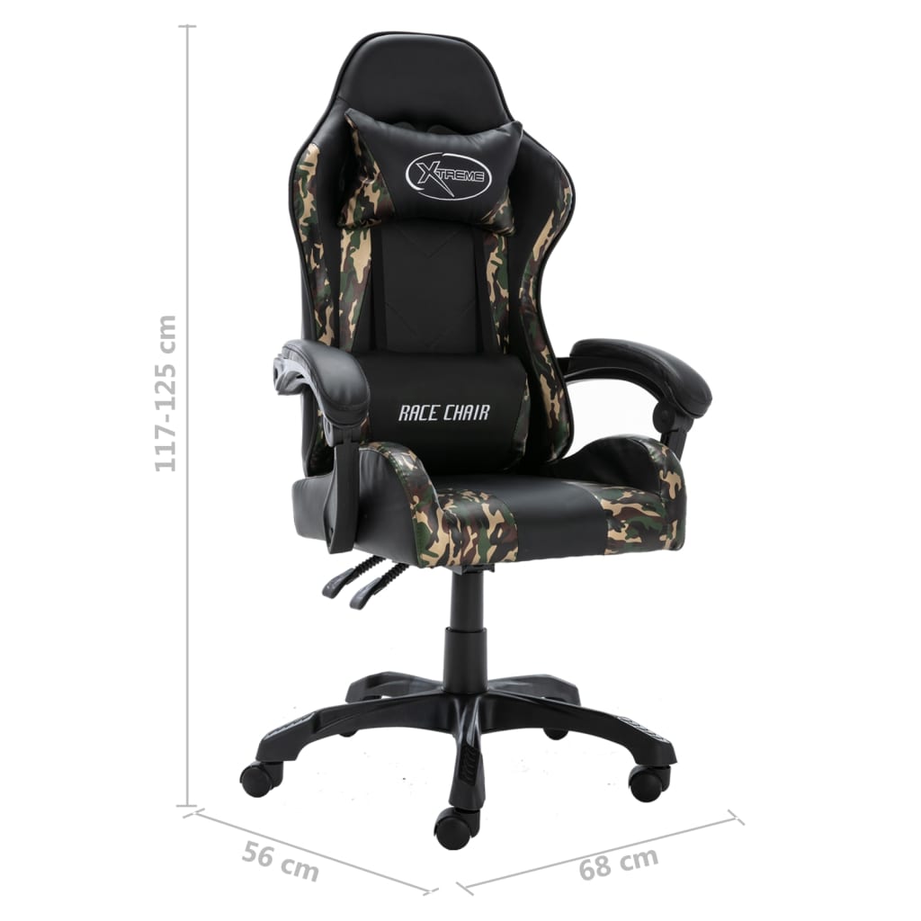 Silla-de-oficina-Rocky-altura-regulable---cojines-negro-117-125x68x56-cm
